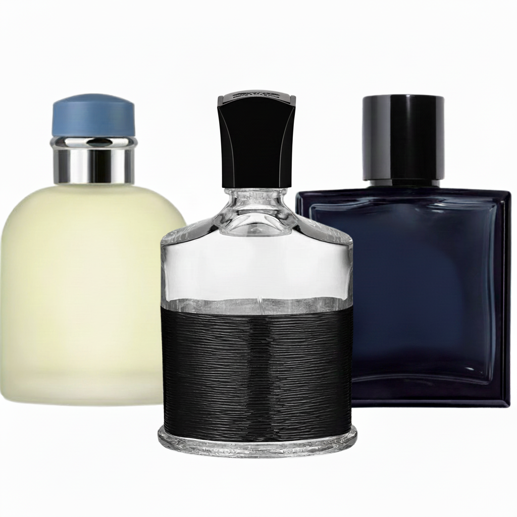 KOLLEKTION 3 DÜFTE: Holziger Herrenduft, Fruchtiger Premium-Duft und Frischer Sommerduft (Eau de Parfum)