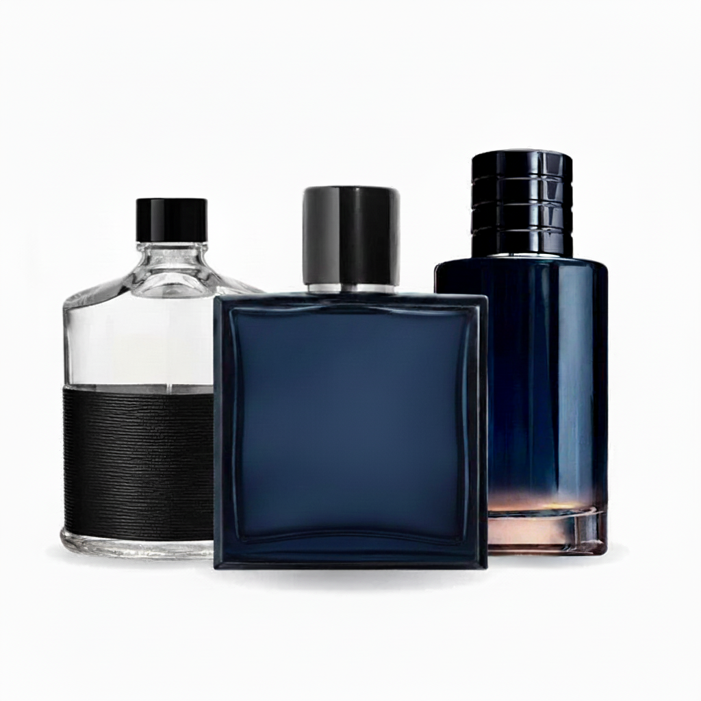 KOLLEKTION 3 DÜFTE: Holziger Herrenduft, Aromatischer Zitrusduft und Würziger Fougère-Duft – 100 ml