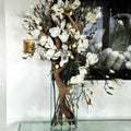 Elfenbein Magnolienvase im modernen Wohnstil, 50 cm (20 Zoll)